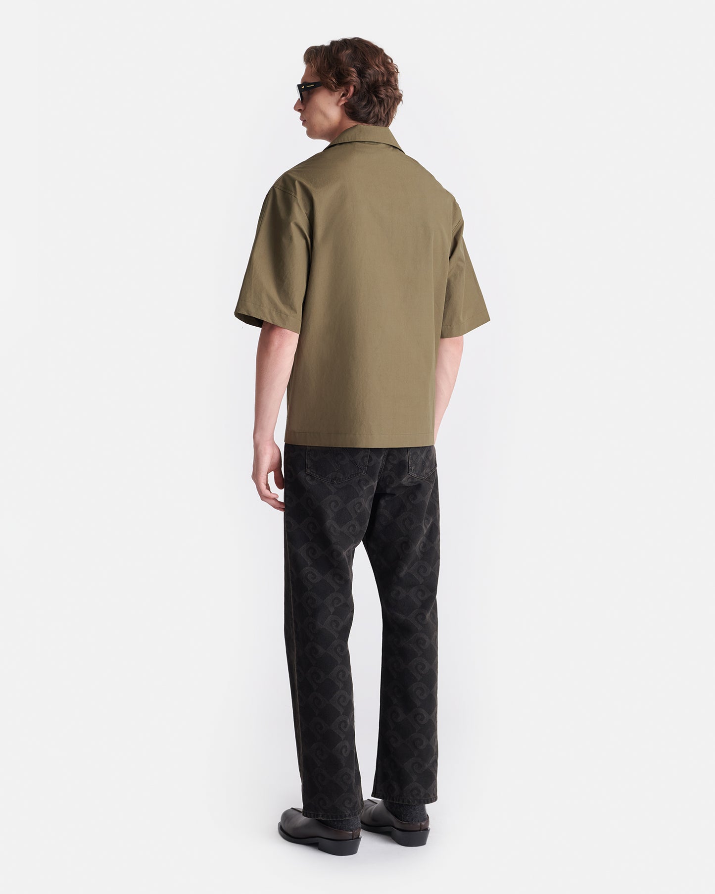 Caspian - Heavy Poplin Shirt - Uniform Green