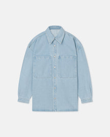 Beaux - Sale Denim Long-Sleeve Shirt - Sun Bleach