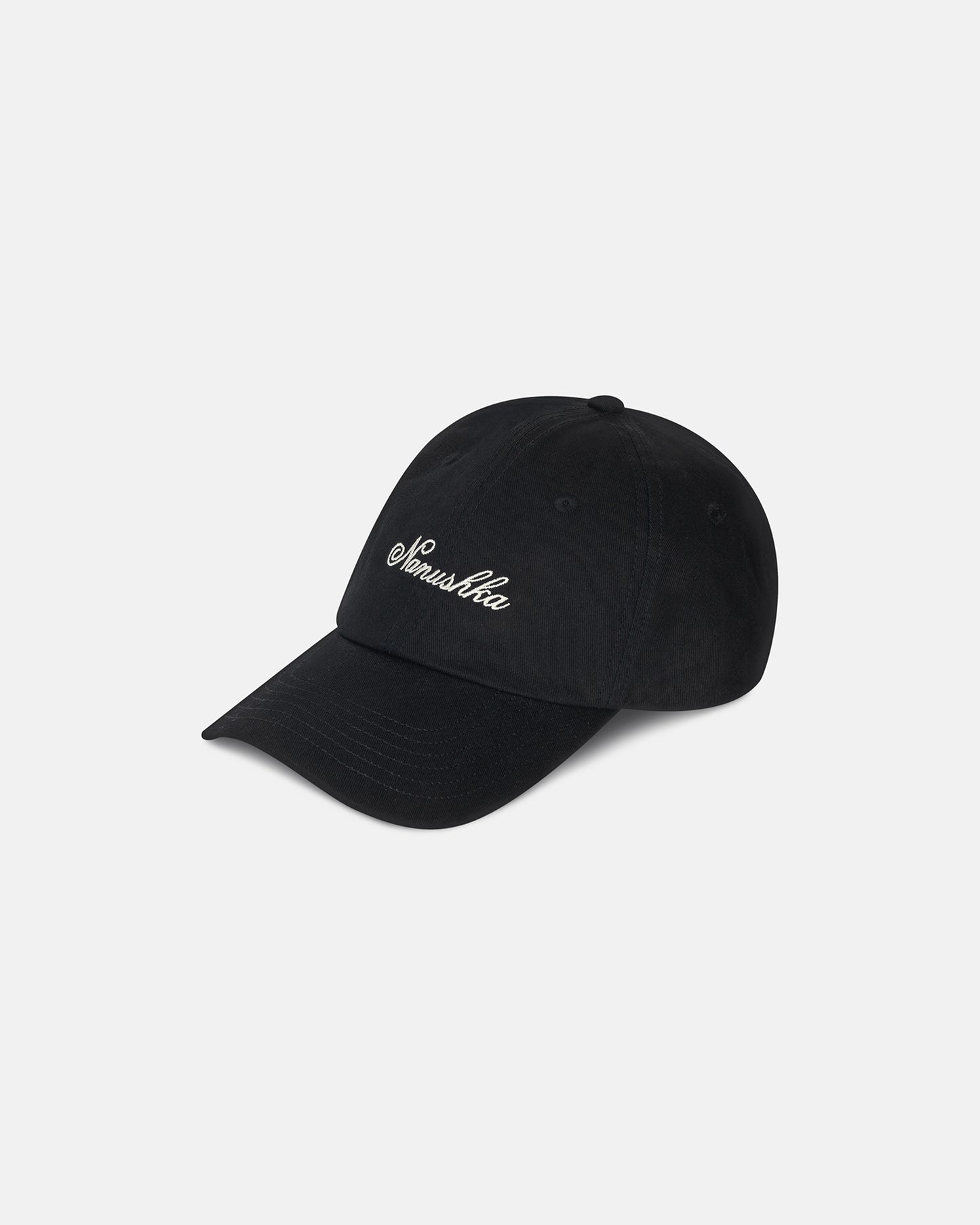 Val - Calligraphy Baseball Cap - Black