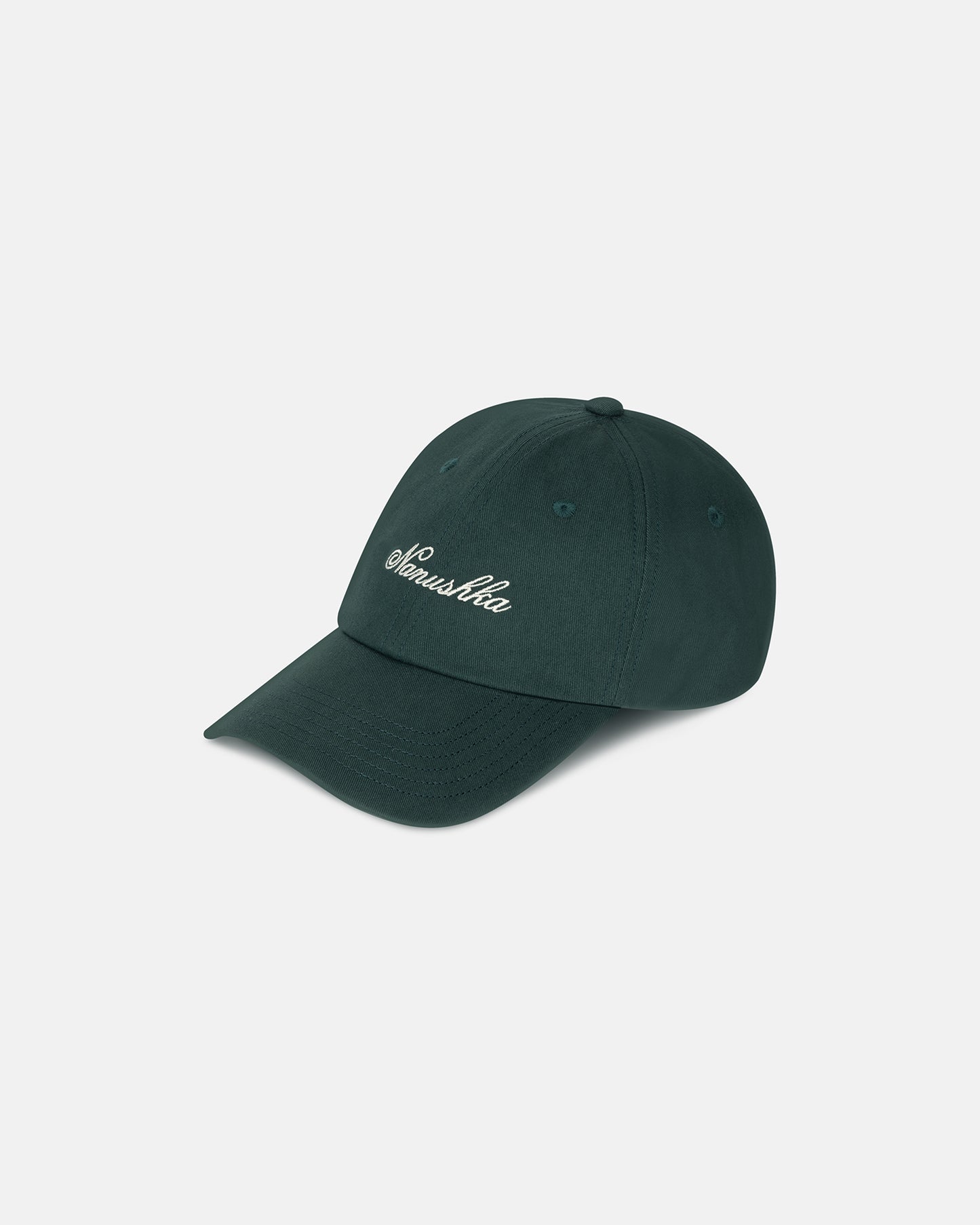 Val - Calligraphy Baseball Cap - Pine Green