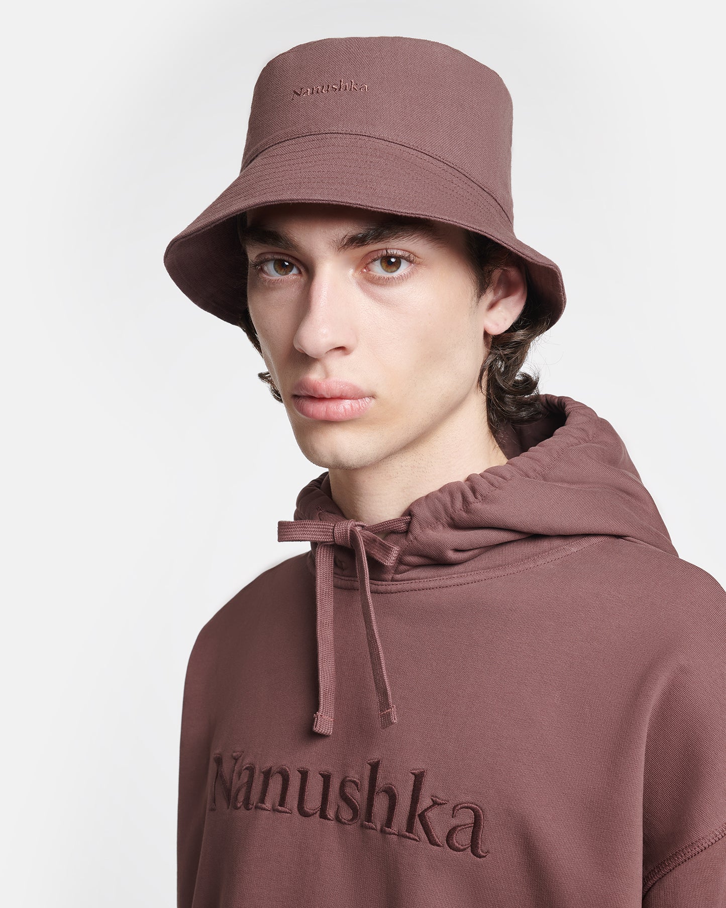 Caran - Signature Logo Bucket Hat - Nutmeg