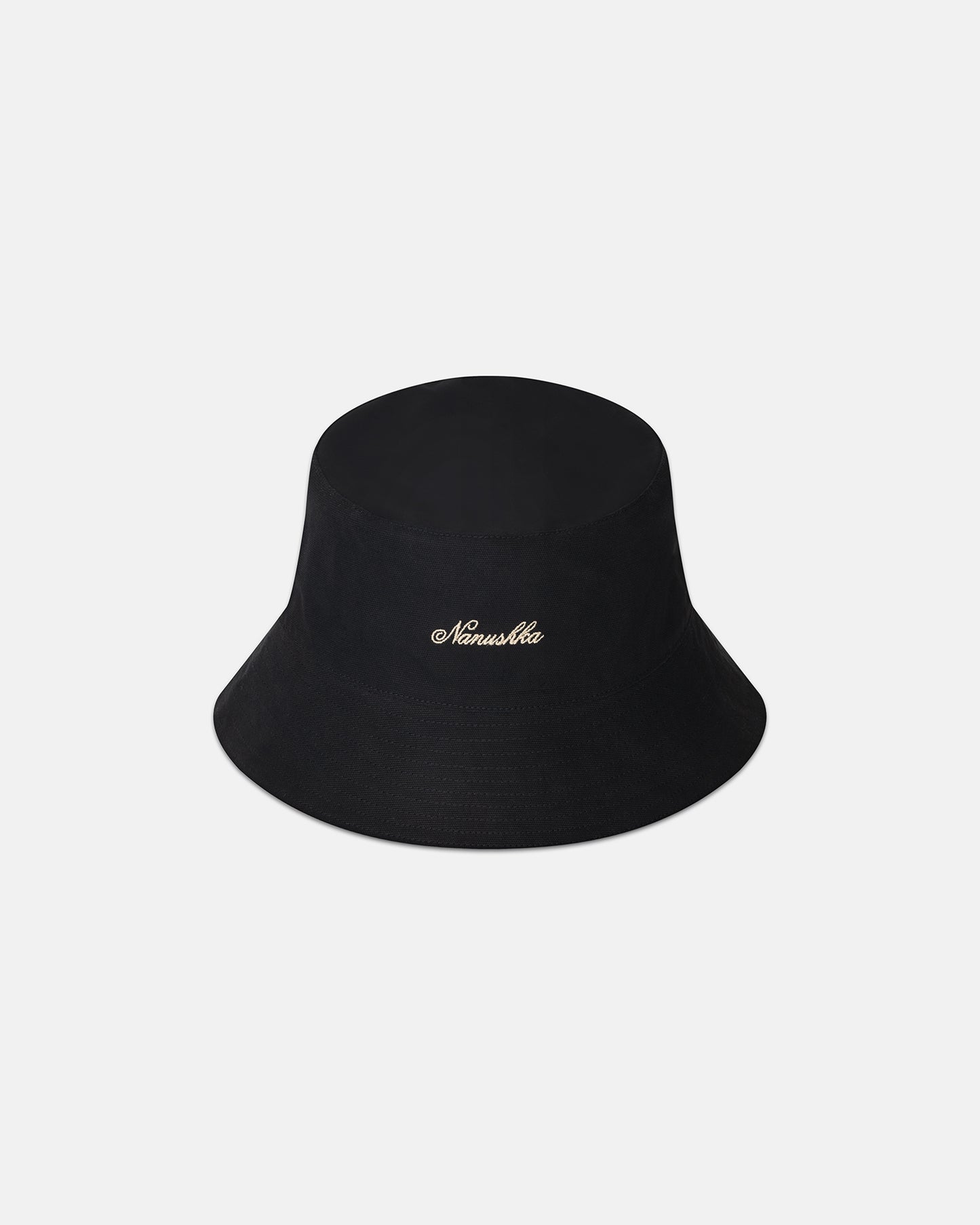 Caran - Signature Calligraphy Bucket Hat - Black