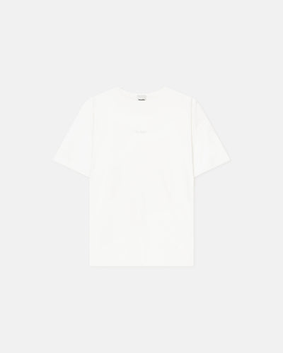 Reece - Embroidered Cotton-Jersey T-Shirt  - Off White