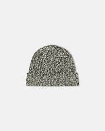 Ansey - Cashmere-Blend Mouline Beanie - Black/Moon