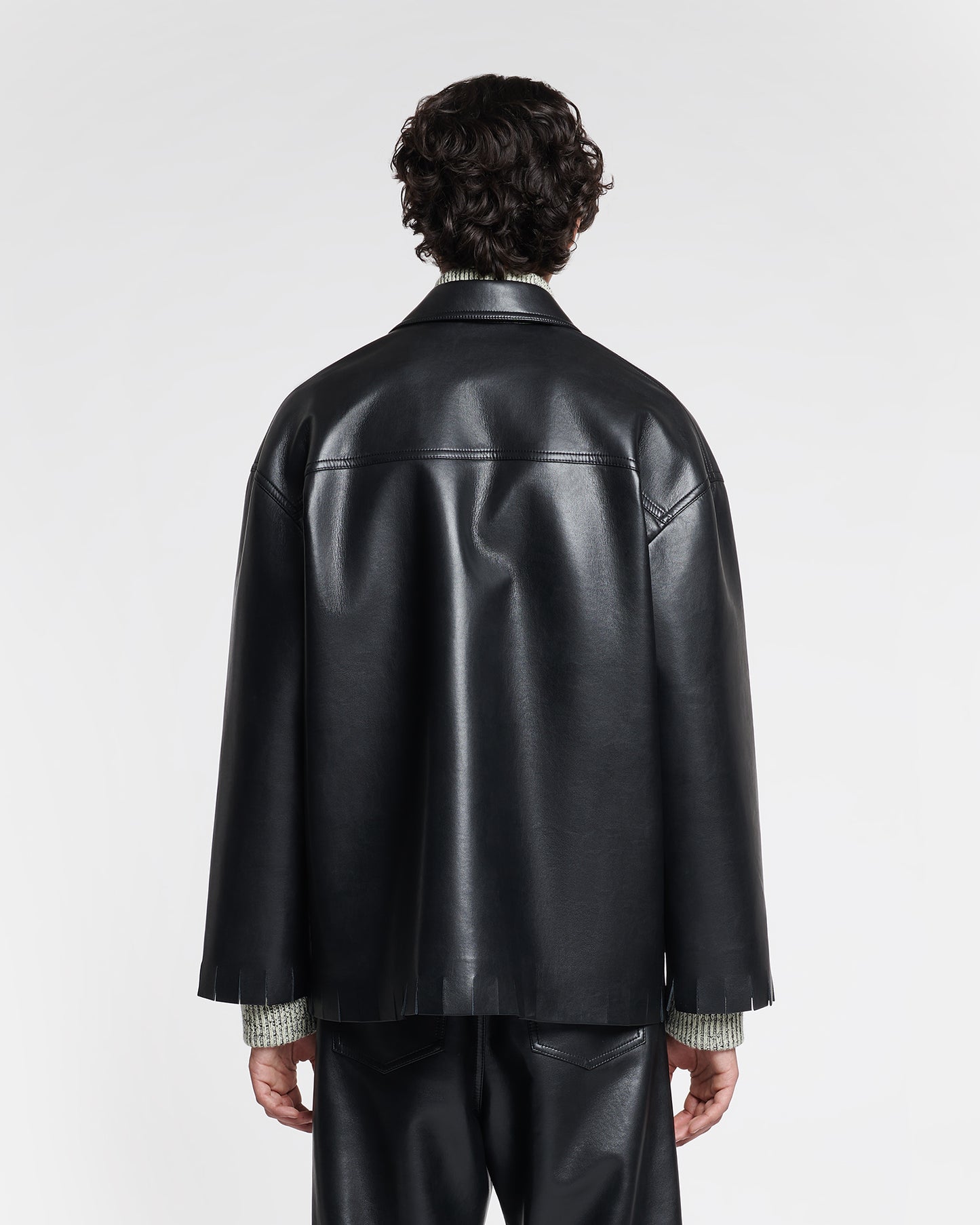 Wynter - Regenerated Leather Jacket - Black