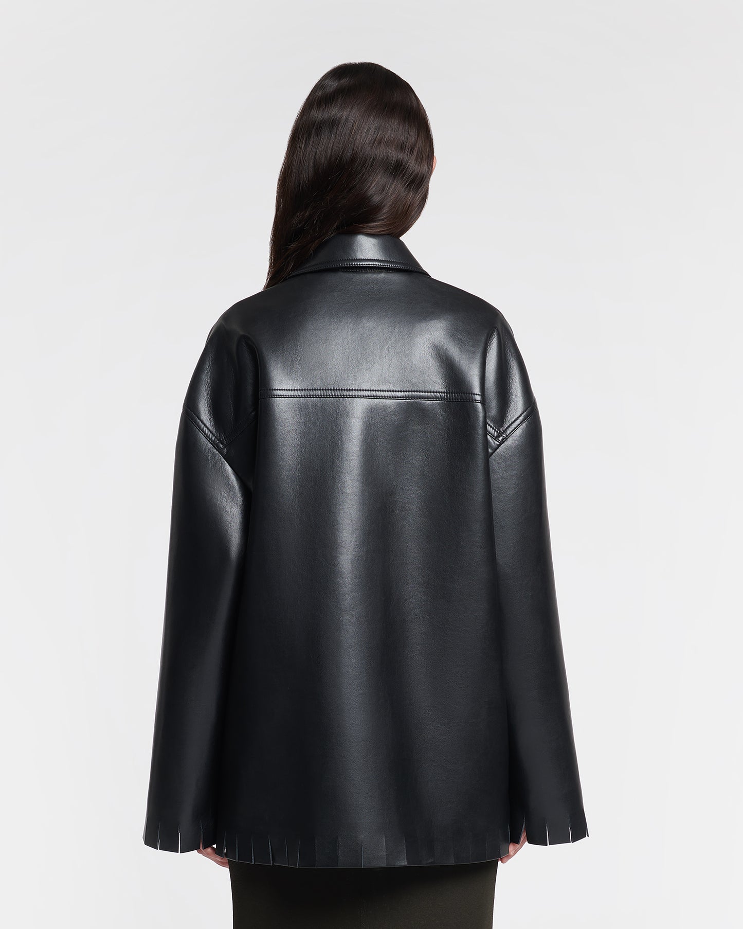 Wynter - Regenerated Leather Jacket - Black