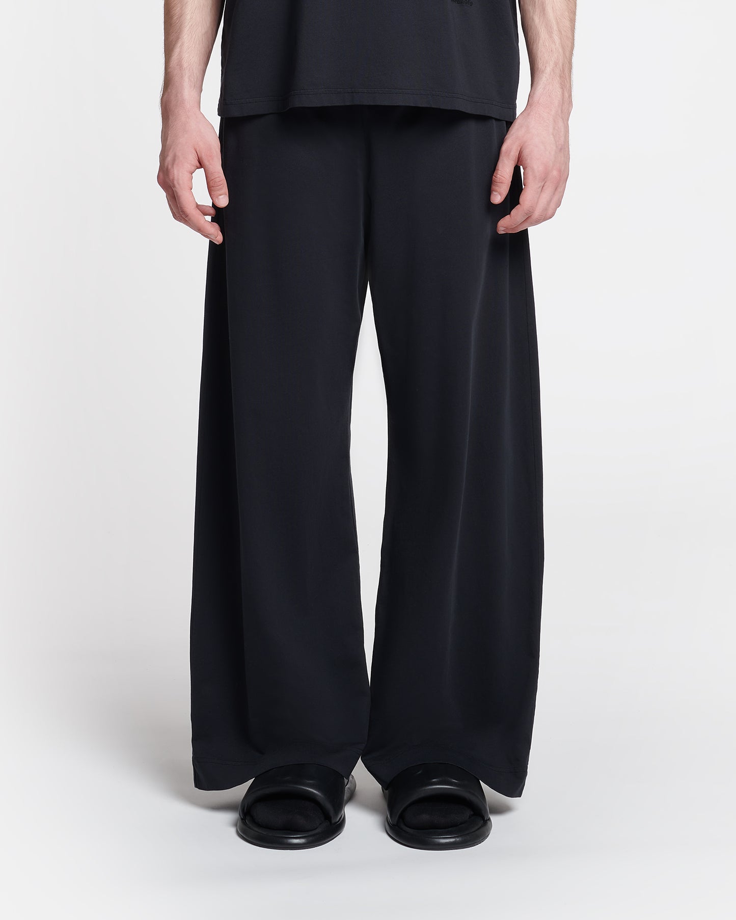 Waris - Cotton-Jersey Pants - Black