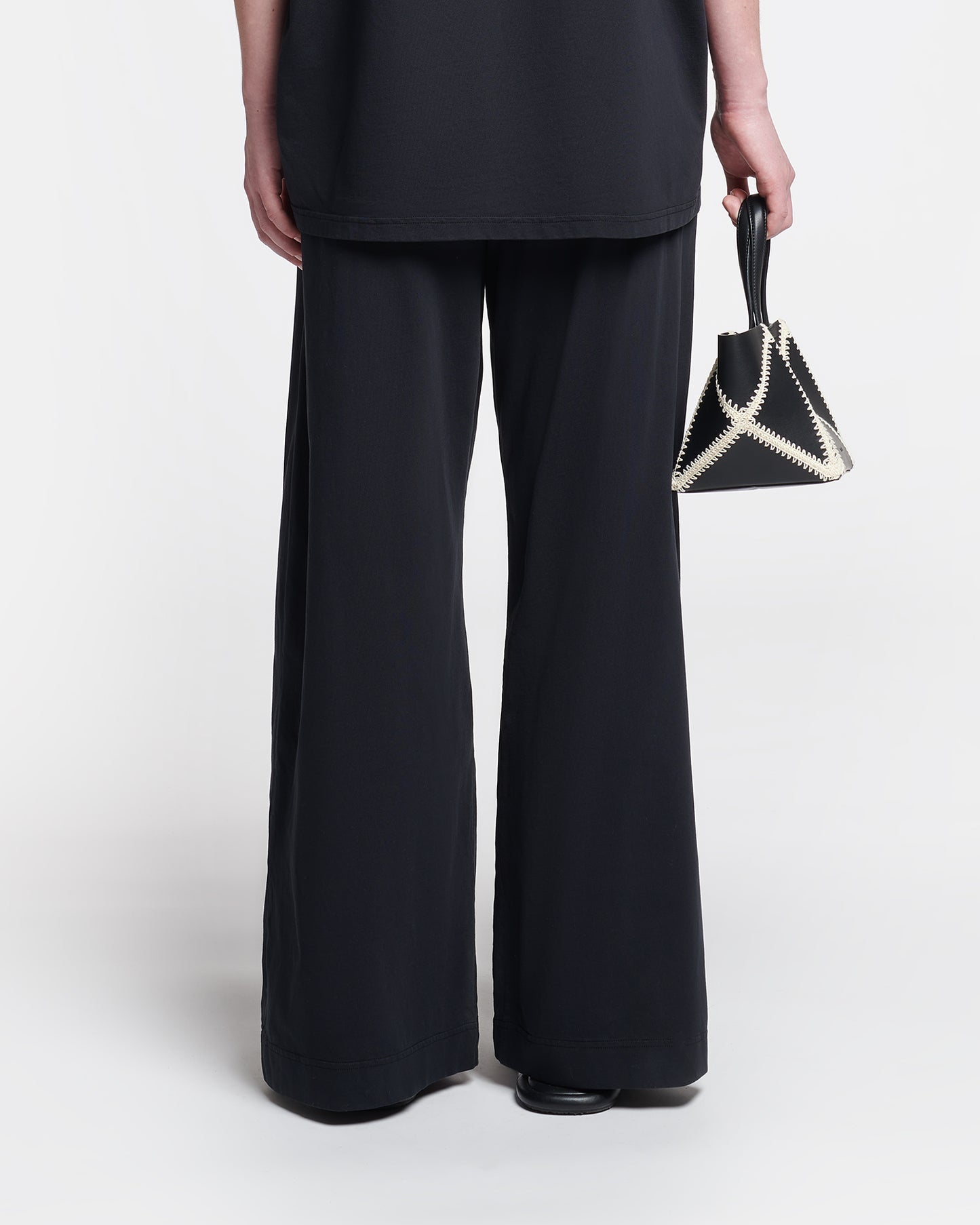 Waris - Cotton-Jersey Pants - Black