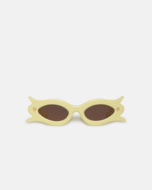 Tully - Bio-Plastic Floral-Shaped Sunglasses - Moonbeam