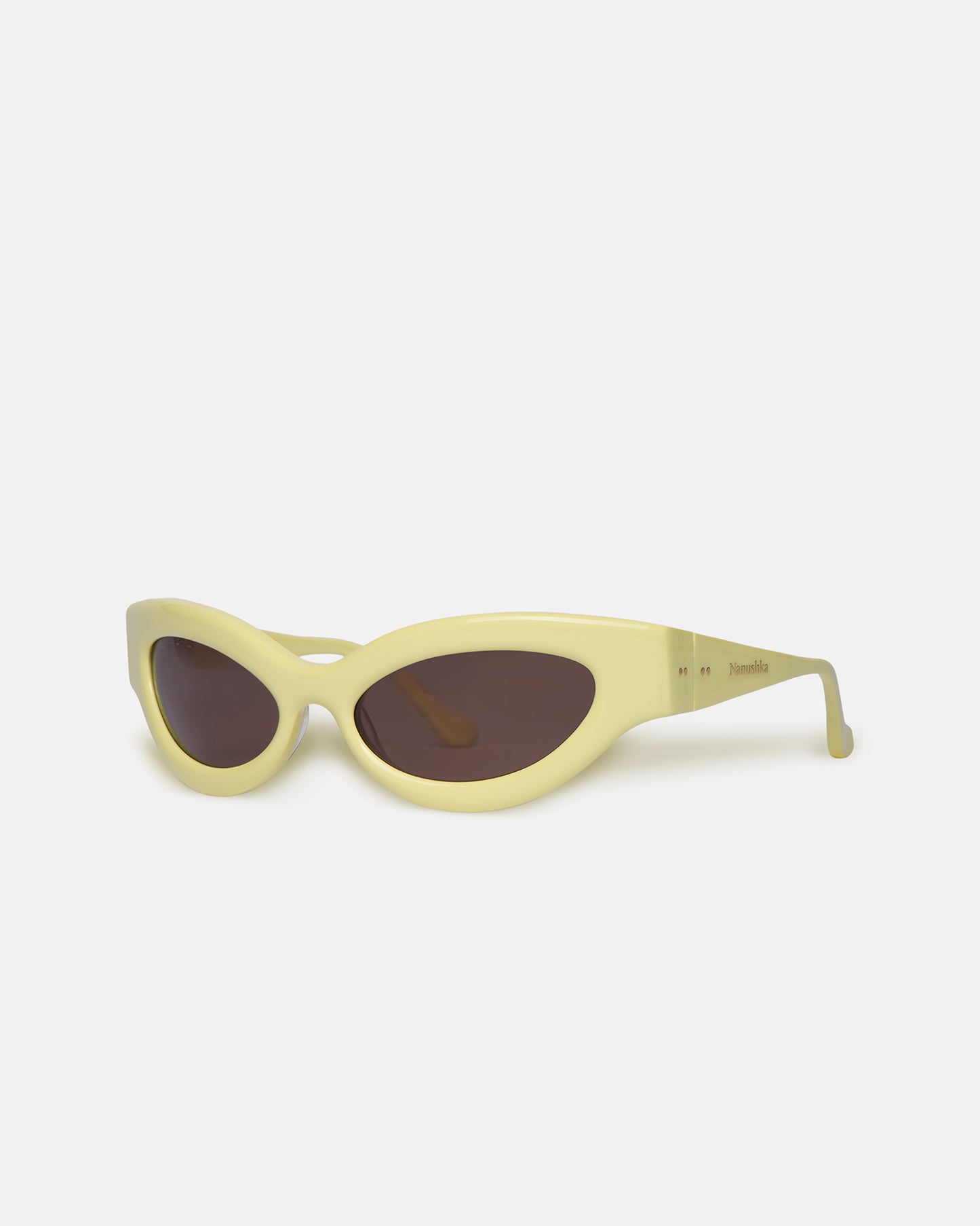 Trysta - Bio-Plastic Wrap Sunglasses - Moonbeam