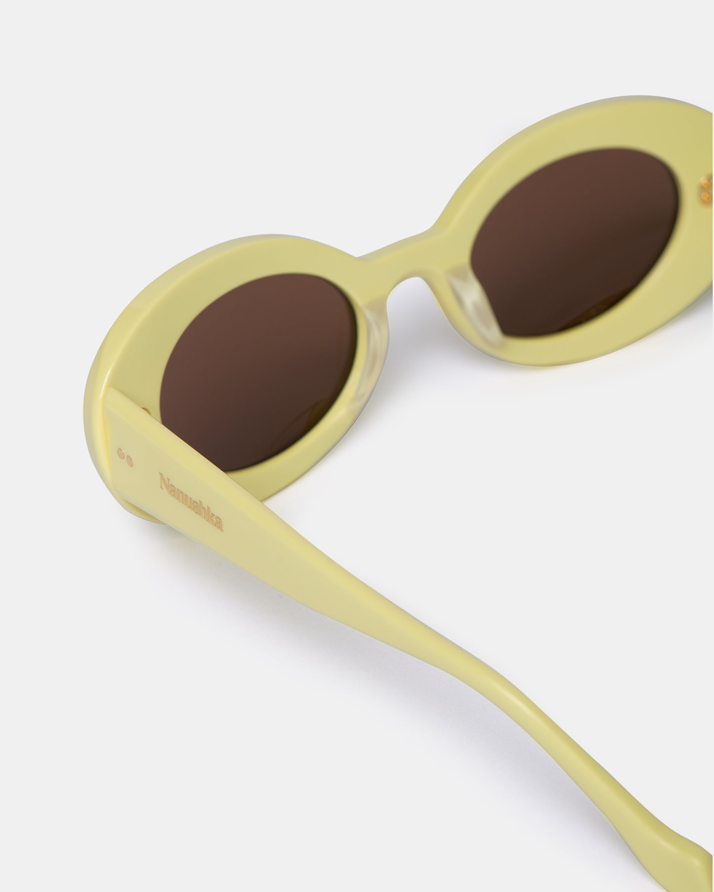 Giva - Bio-Plastic Oval Sunglasses - Moonbeam