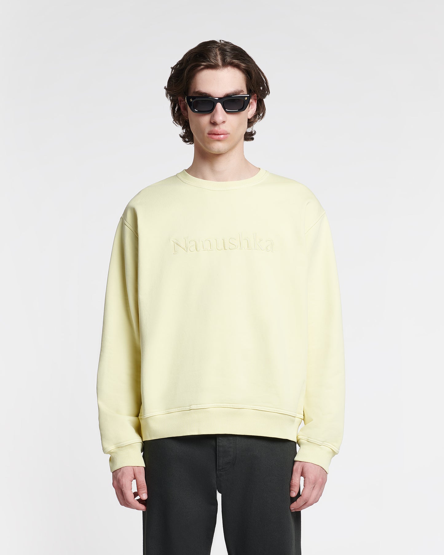 Remy - Cotton-Fleece Sweatshirt - Moonbeam