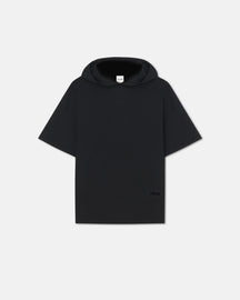 Kacper - Cotton-Jersey Hooded T-Shirt - Black