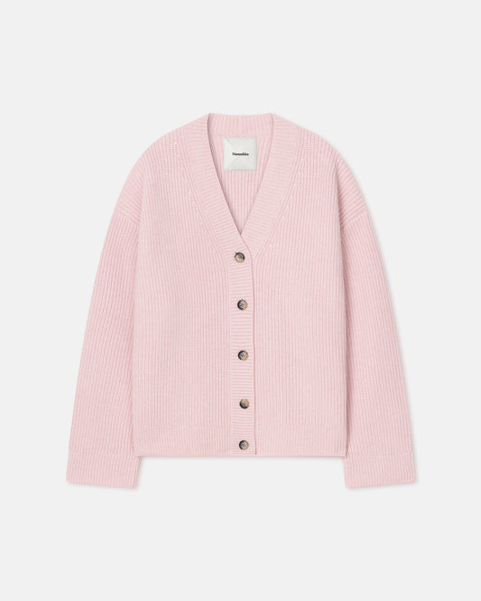 Laran - Cashmere-Blend Cardigan - Light Pink