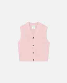 Terence - Cashmere-Blend Vest - Light Pink