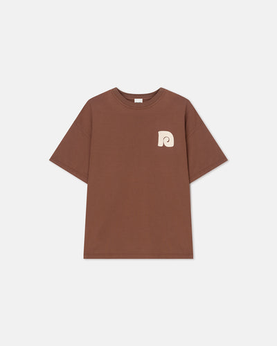 Wren - Embroidered Cotton-Jersey T-Shirt - Rust/Creme/Floral