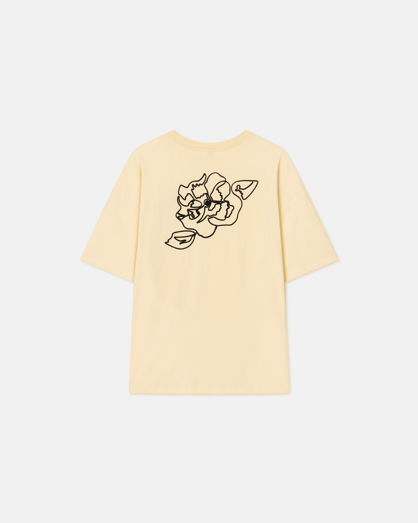 Wren - Embroidered Cotton-Jersey T-Shirt - Creme/Black/Floral