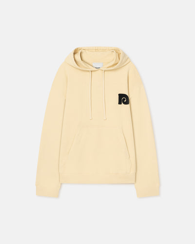 Ever - Embroidered Cotton-Fleece Hoodie - Creme/Black/Floral