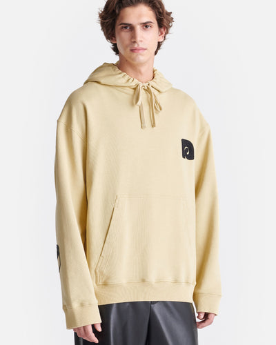 Ever - Embroidered Cotton-Fleece Hoodie - Creme/Black/Floral