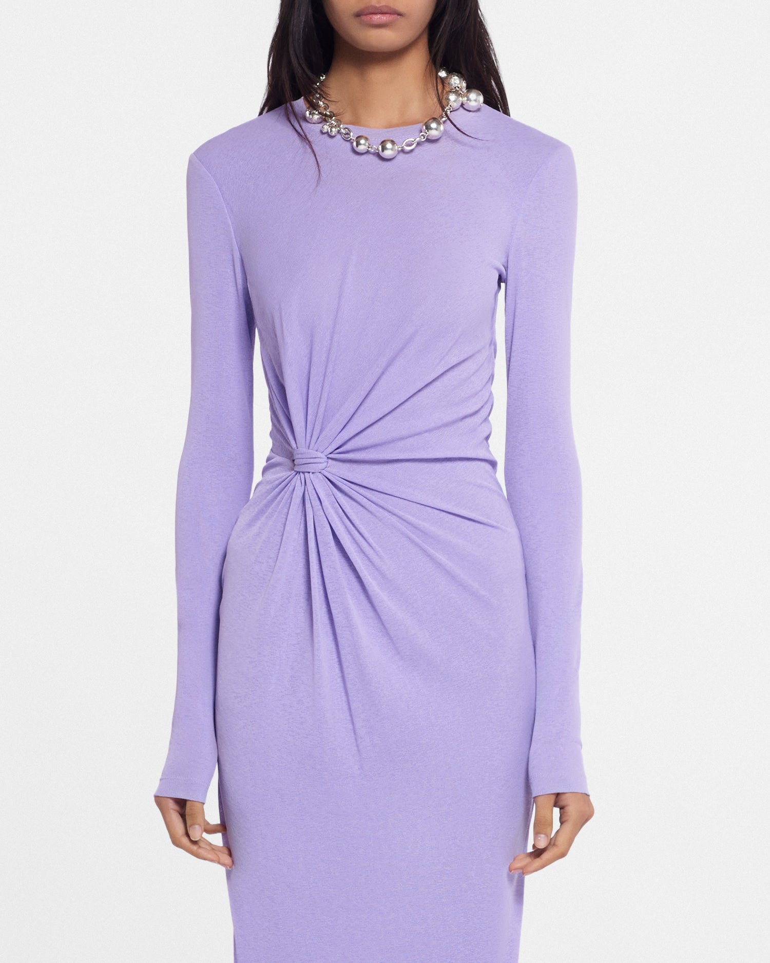 Lavender jersey outlet dress