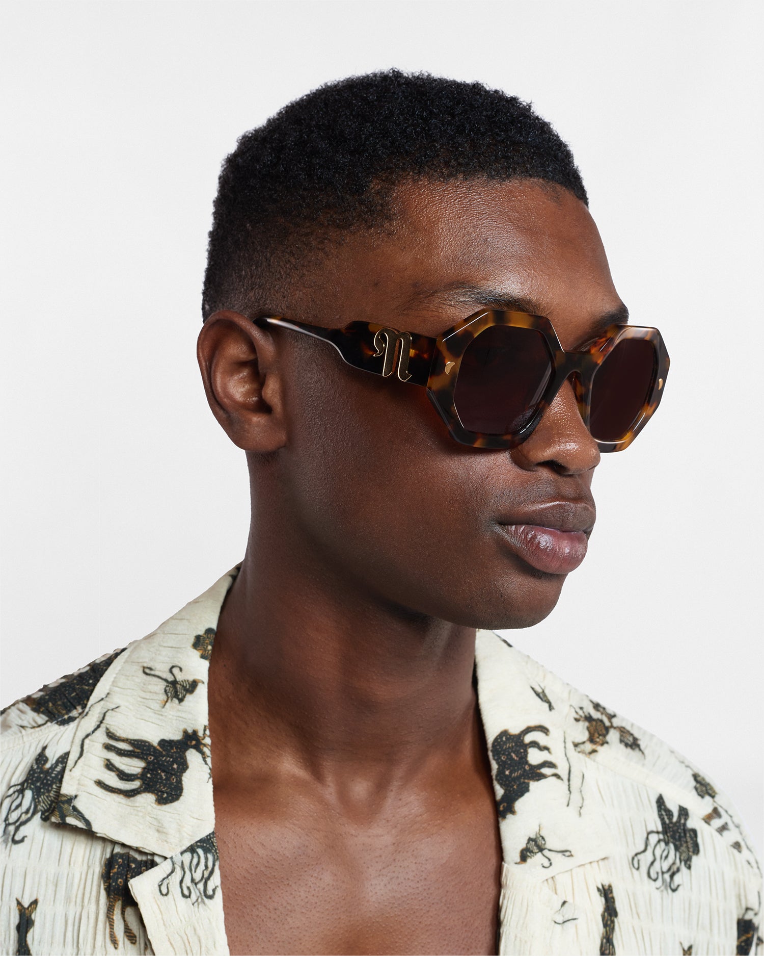 Pantheon Sunglasses in Amber - The Ben Silver Collection