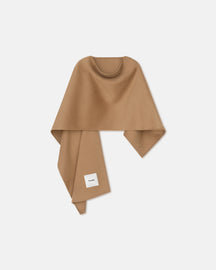 Kamin - Wool And Silk-Blend Shawl - Camel