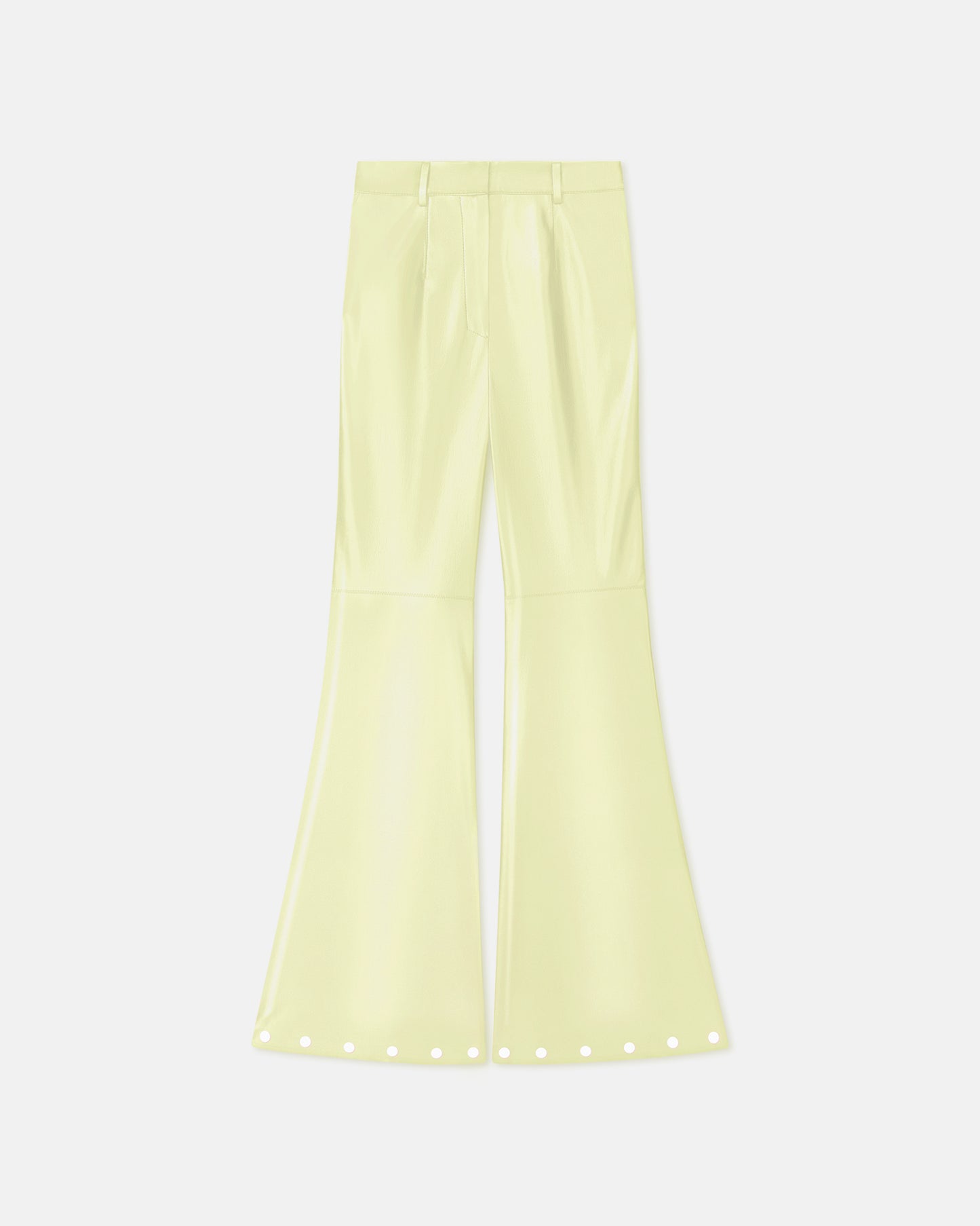 Maylee - Studded Okobor™ Alt-Leather Pants - Shadow Lime