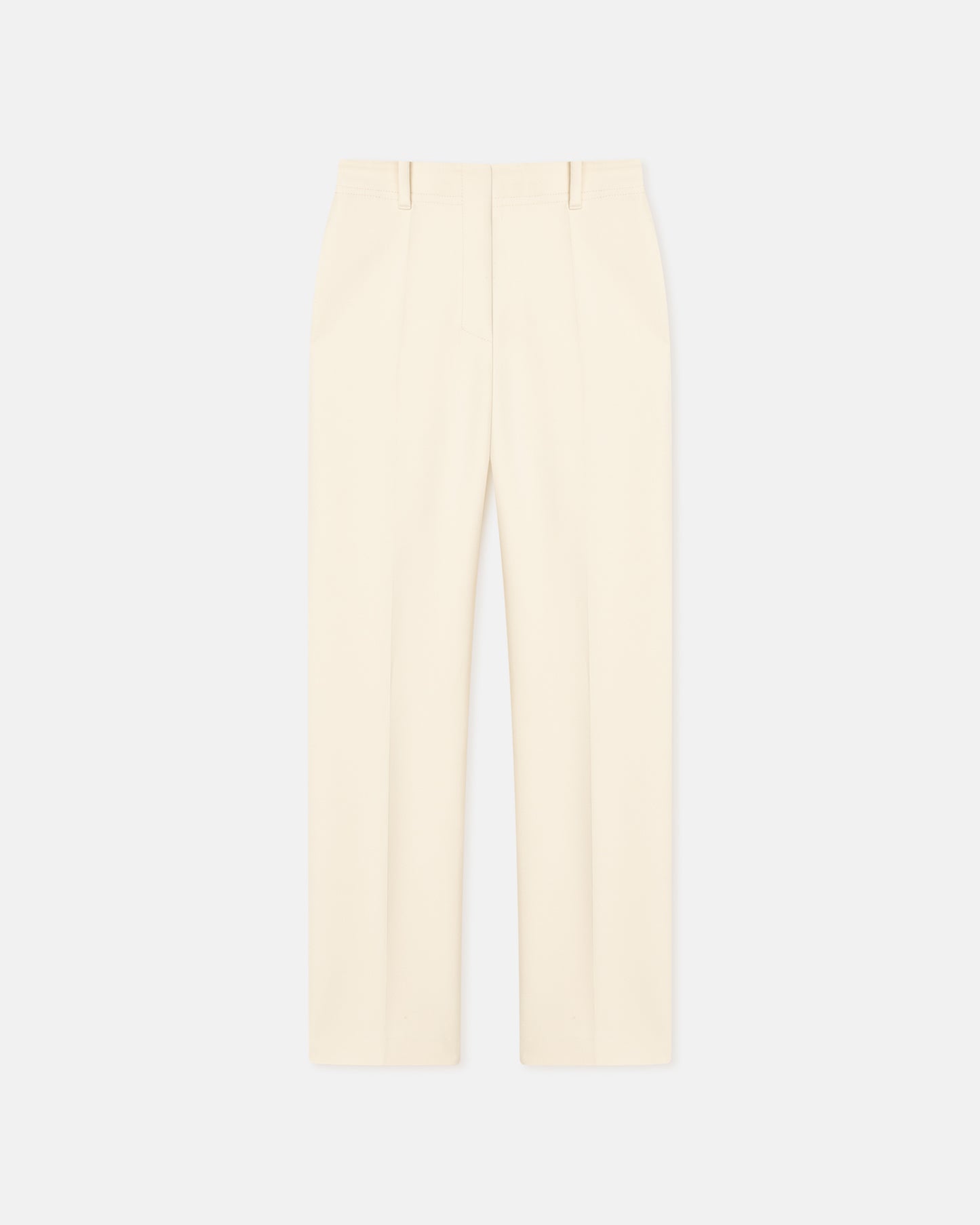 Loren - Double Suiting Straight-Leg Pants - Creme