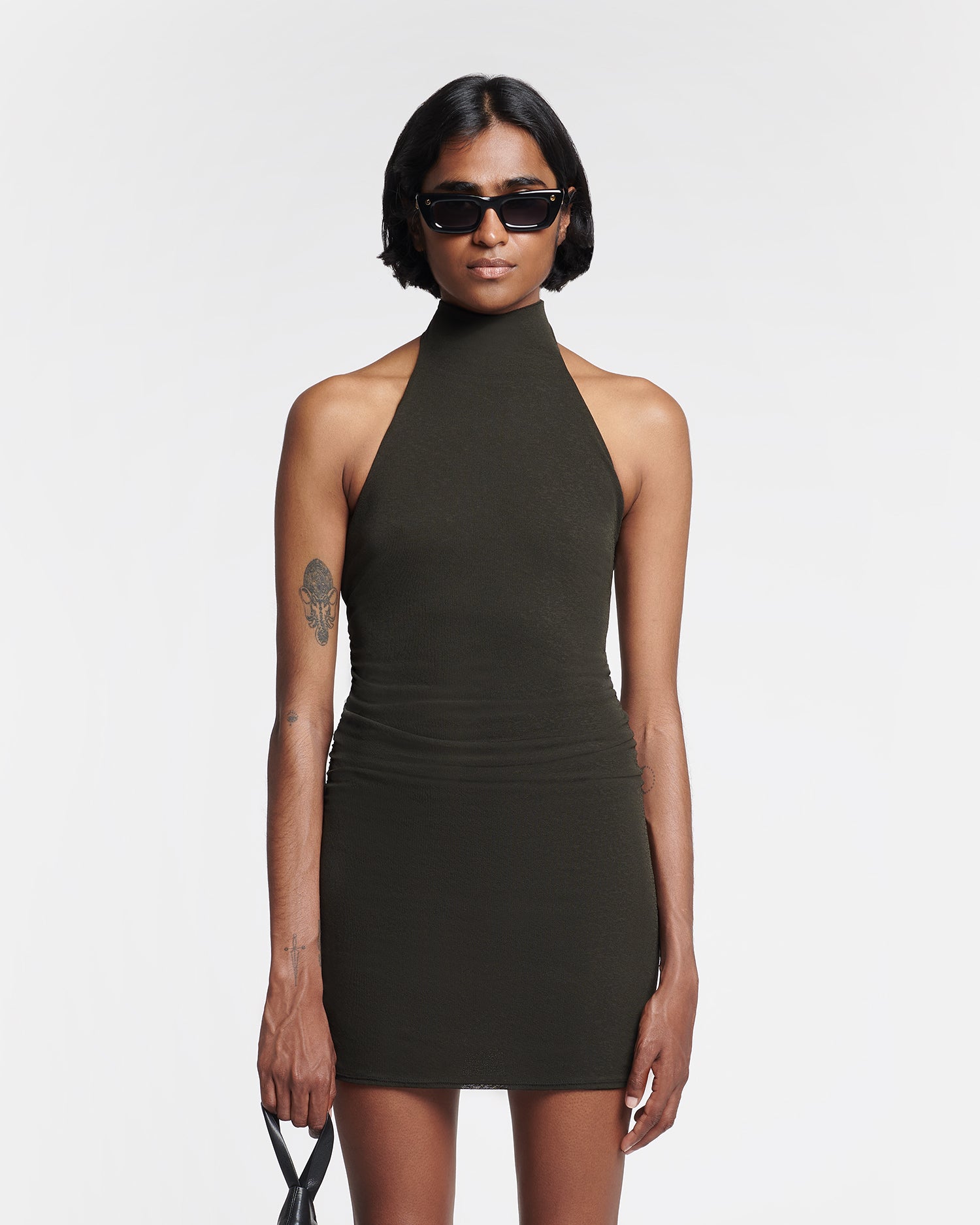 Adie - Mesh Jersey Dress - Black