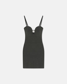 Shothi - Terry-Knit Mini Dress - Graphite