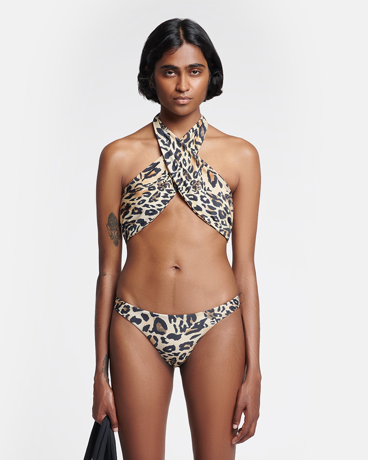 Leopard print swim bottoms online