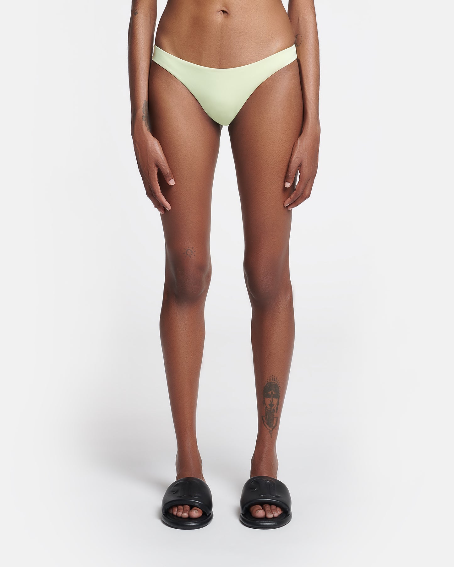 Merve - Bikini Bottoms - Shadow Lime