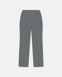 Erinna - Tailored Slim-Leg Trousers - Steel Blue