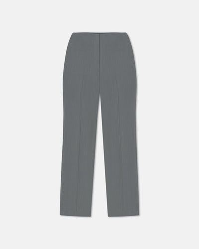 Erinna - Tailored Slim-Leg Trousers - Steel Blue