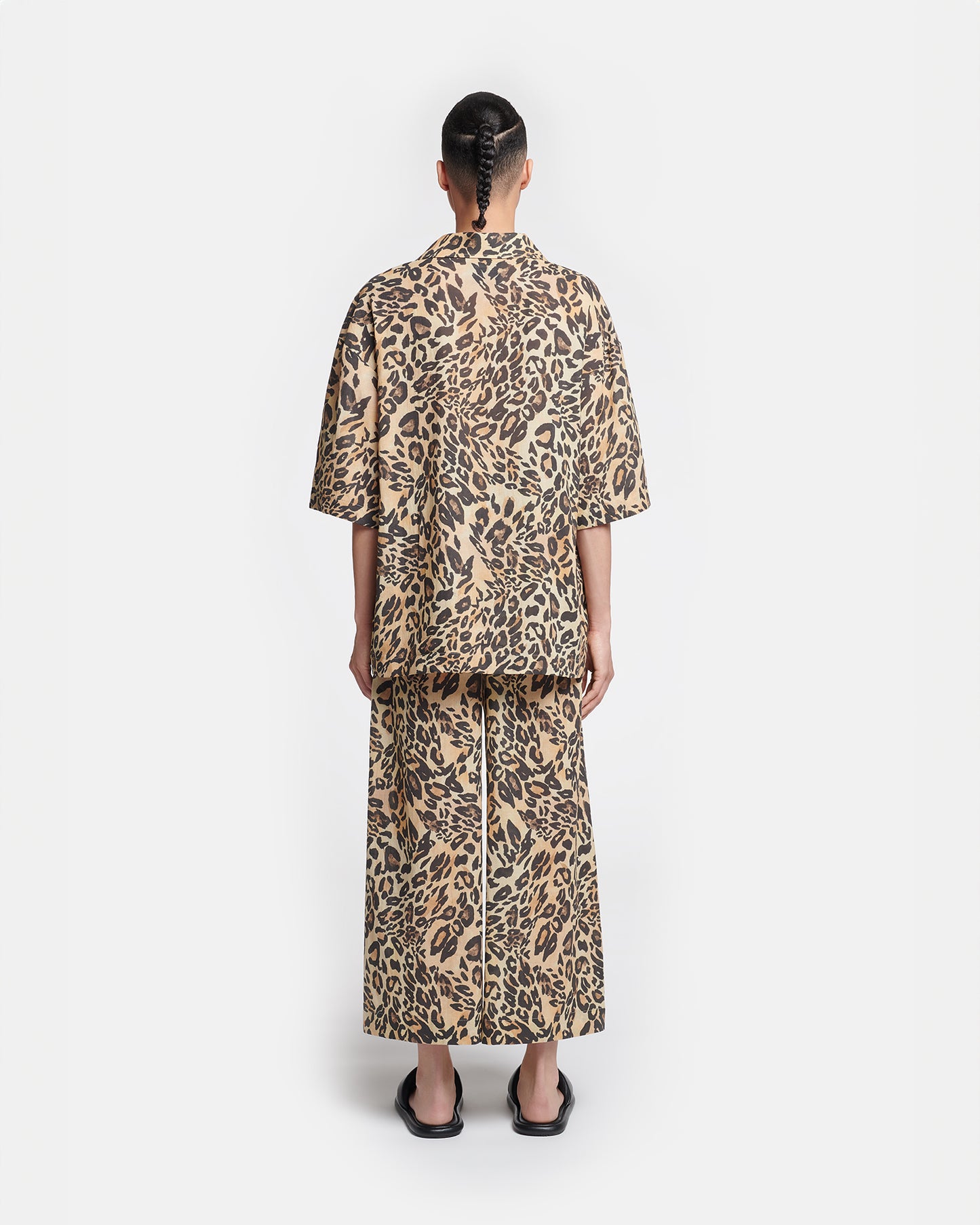 Katnis - Printed Cotton-Voile Shirt - Leopard