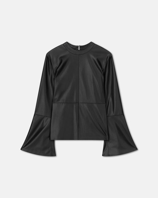 Bolda - Okobor™ Alt-Leather Top - Black