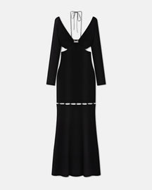 Varda - Ribbed-Knit Maxi Dress - Black