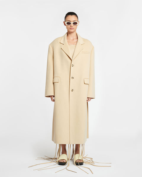 Nanushka wool sale coat