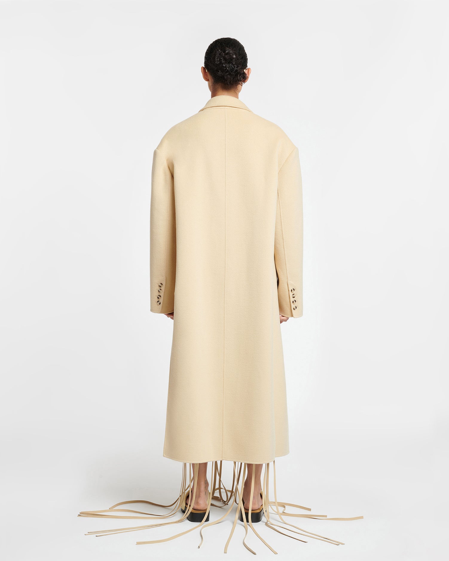 Nanushka wool sale coat