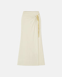 Macea - Mesh-Jersey Maxi Skirt - White Wax