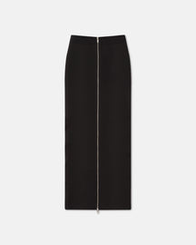 Meika - Ribbed-Knit Maxi Skirt - Dark Brown