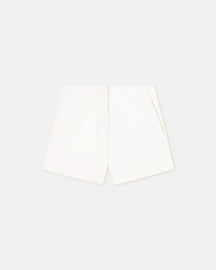 Elza - Okobor™ Alt-Leather Shorts - White