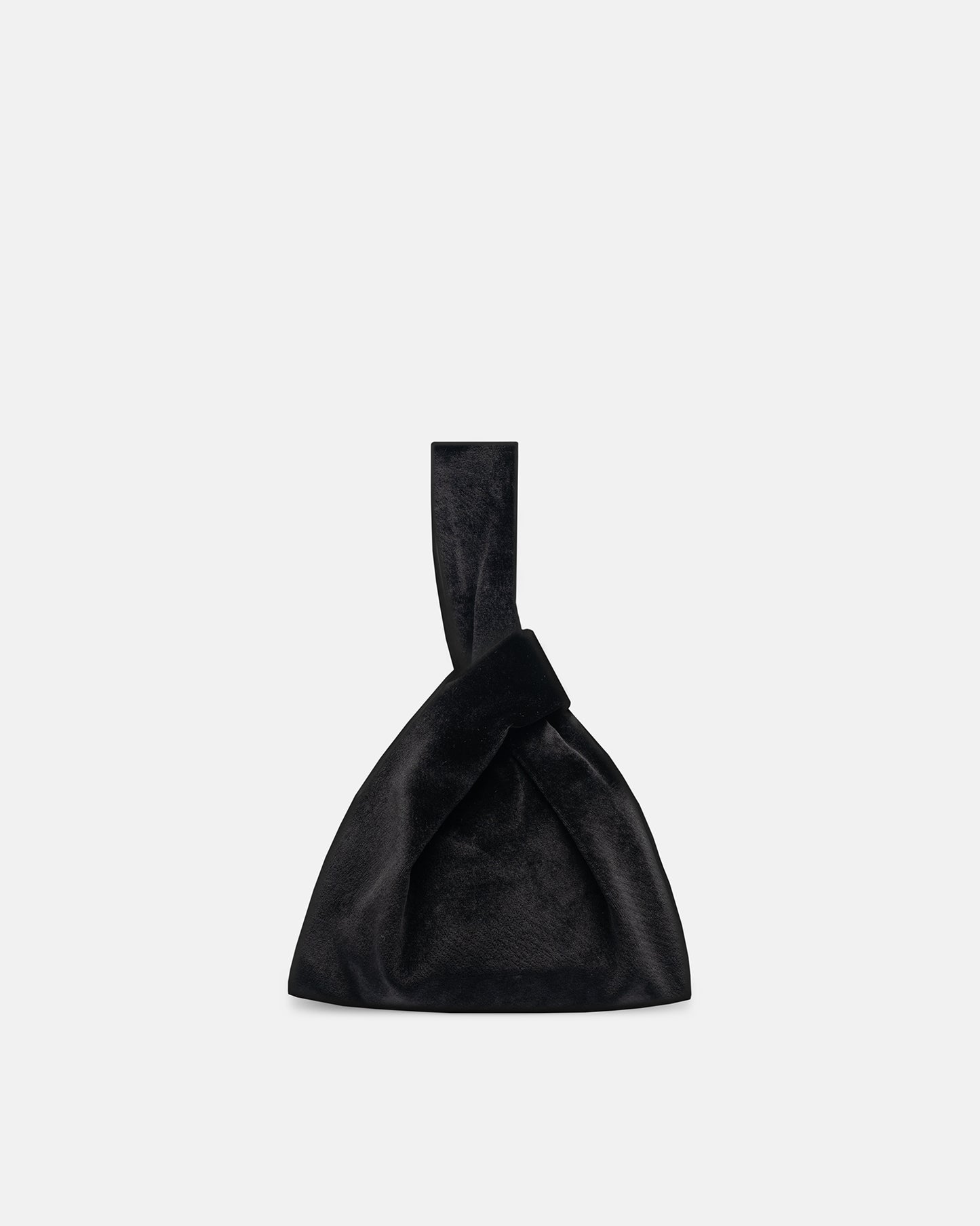 Jen - Mini Stretch Velvet Bag - Black