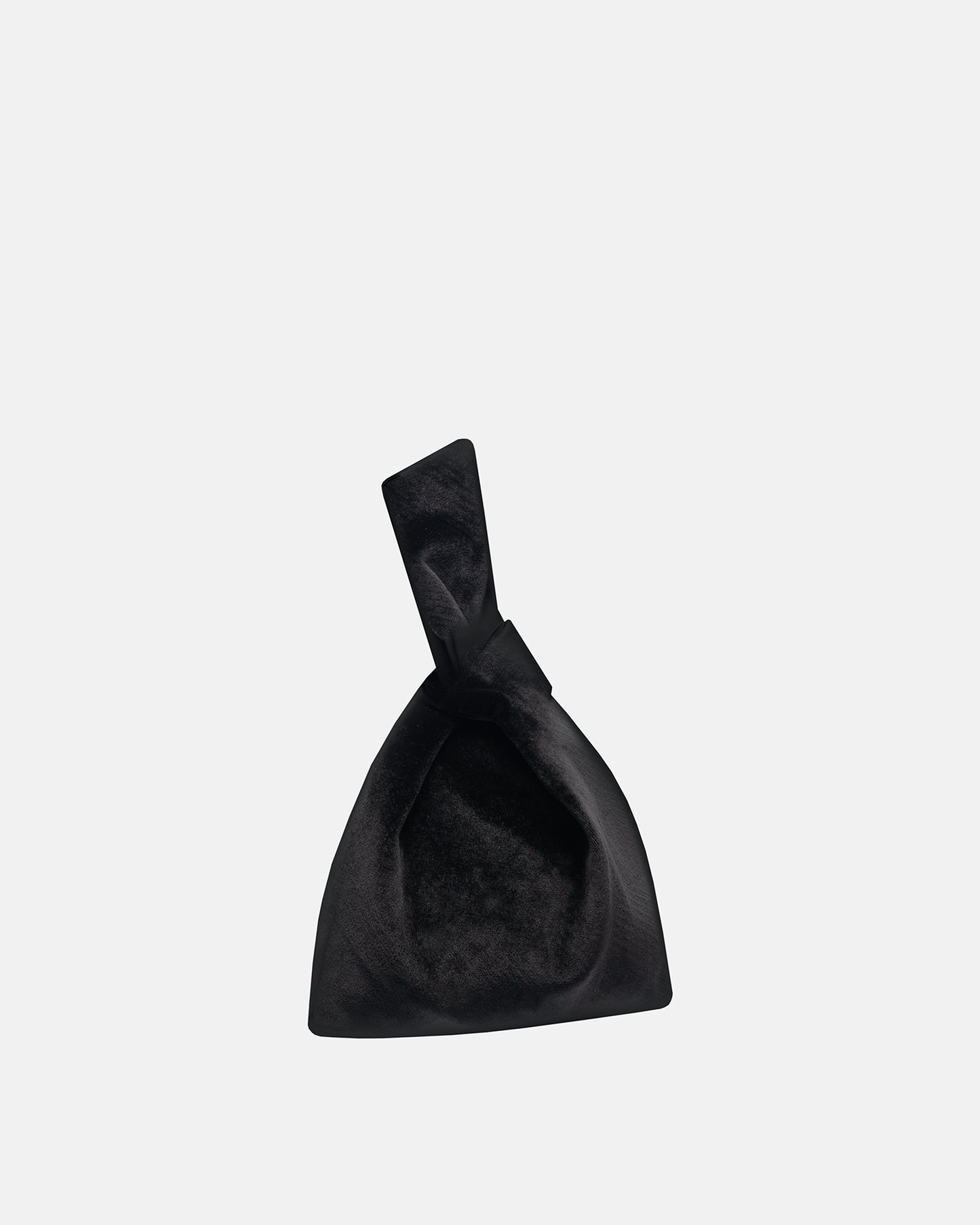 Jen - Mini Stretch Velvet Bag - Black