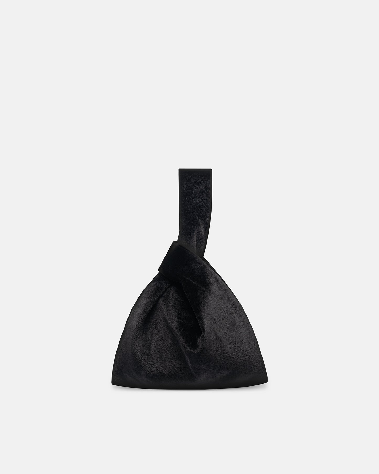 Jen - Mini Stretch Velvet Bag - Black