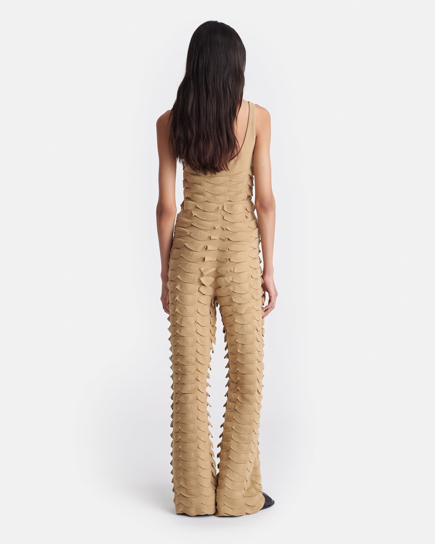 Hedvig - Textured Cotton-Blend Pants - Camel