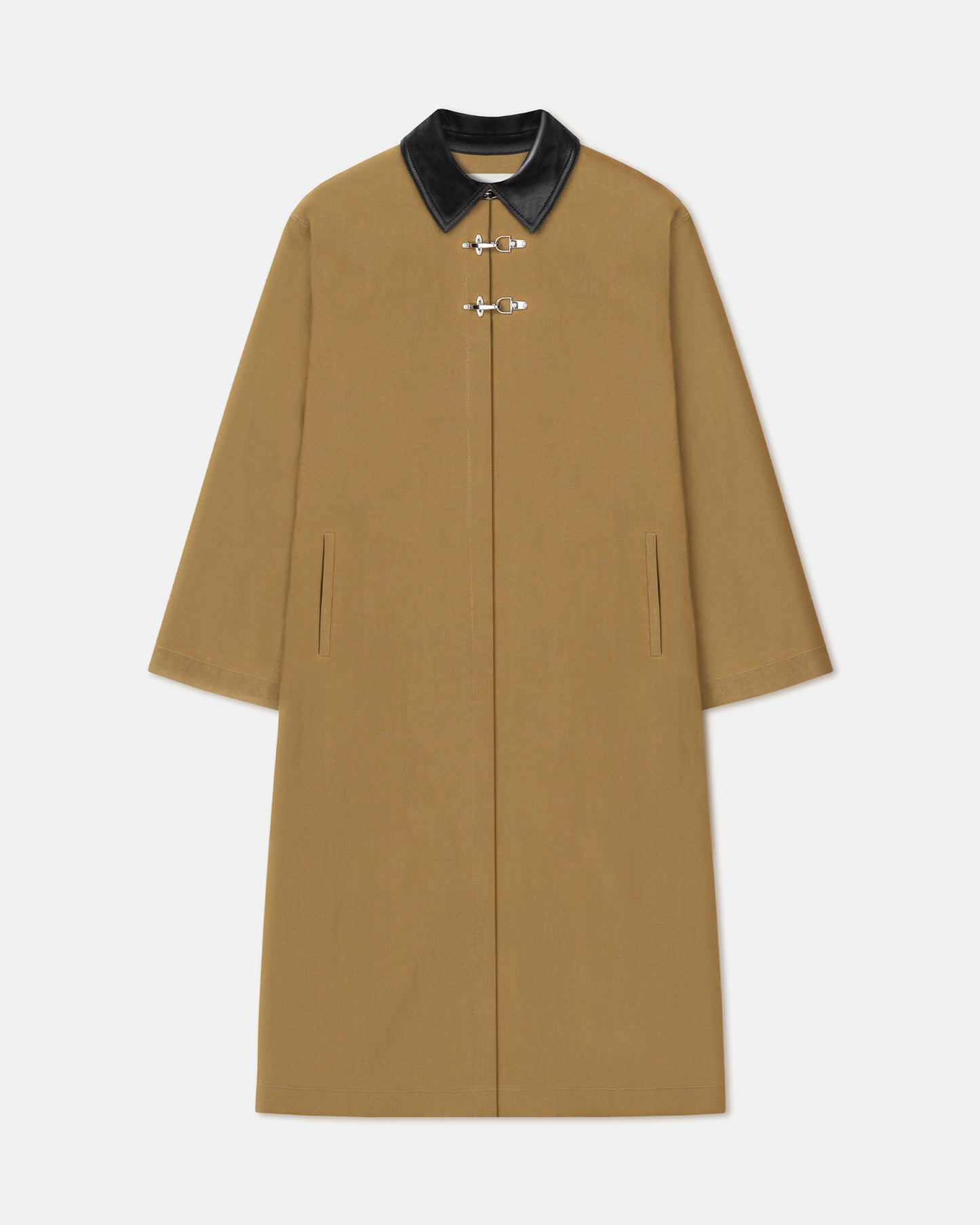 Zofia - Wax Cotton Coat - Yellow Khaki