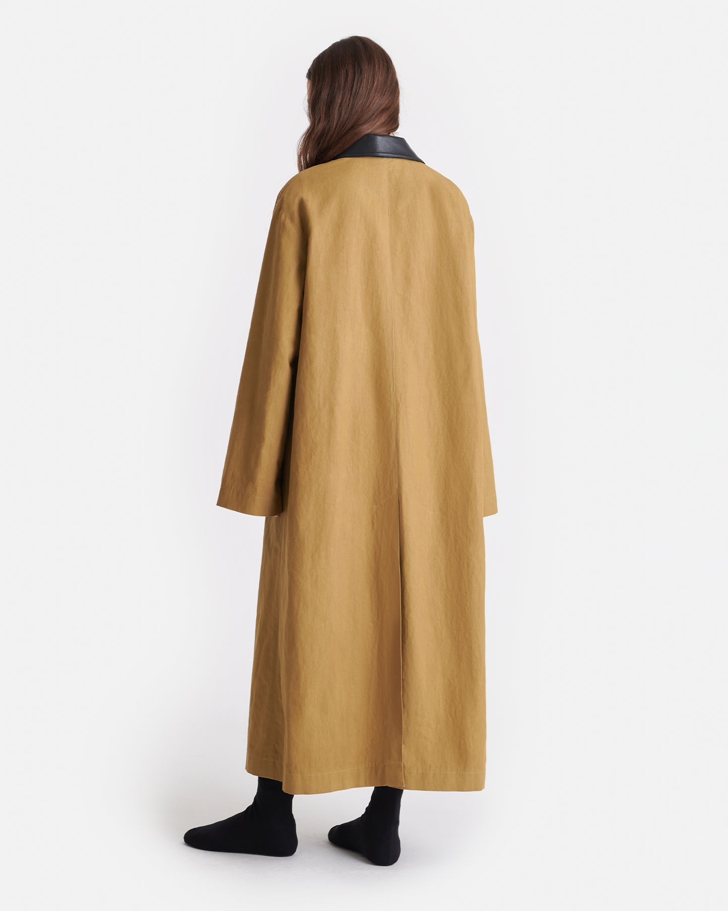 Zofia - Wax Cotton Coat - Yellow Khaki