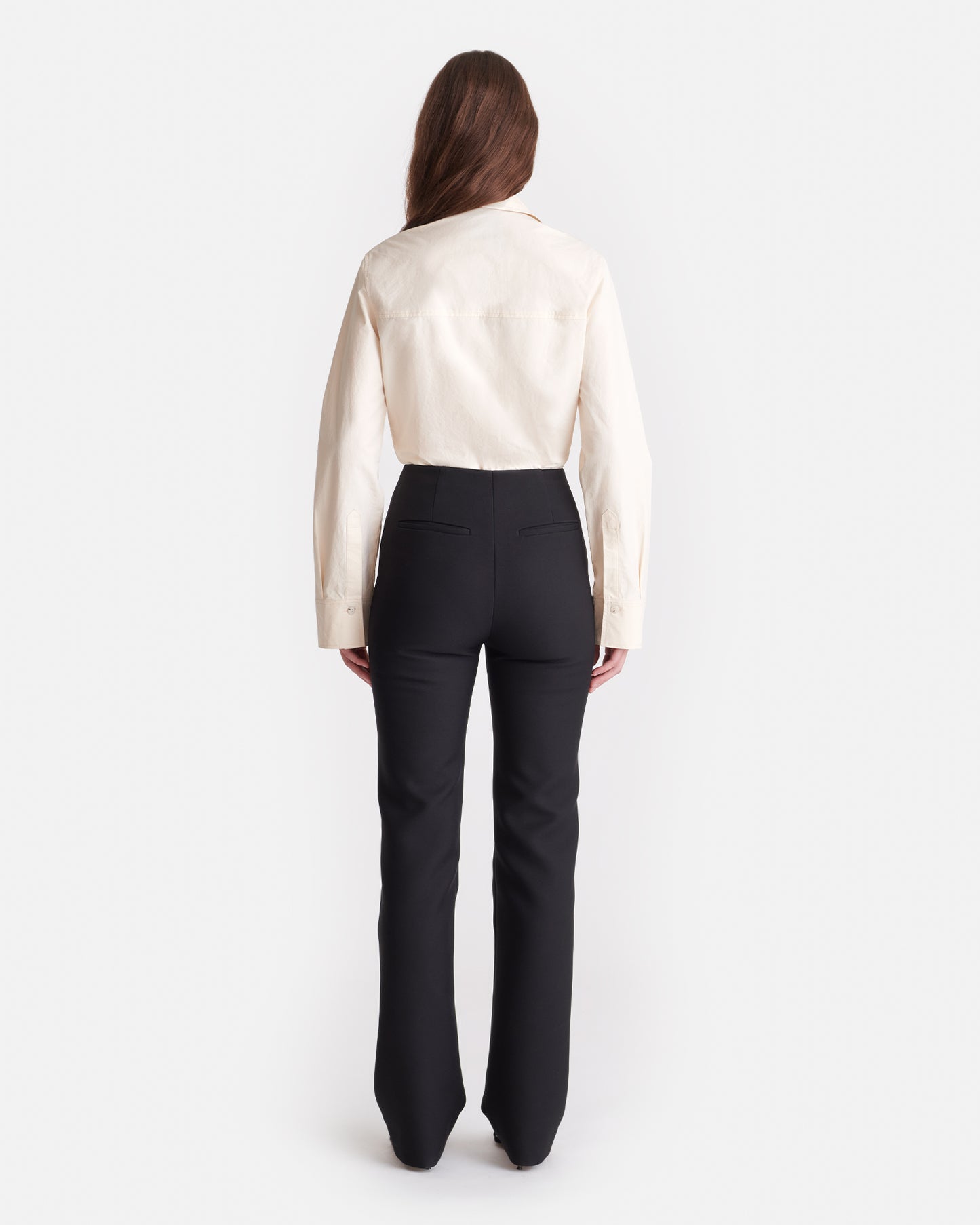 Cybel - Tailored Slim-Leg Trousers - Black