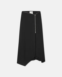 Zella - Georgette Midi Skirt - Black